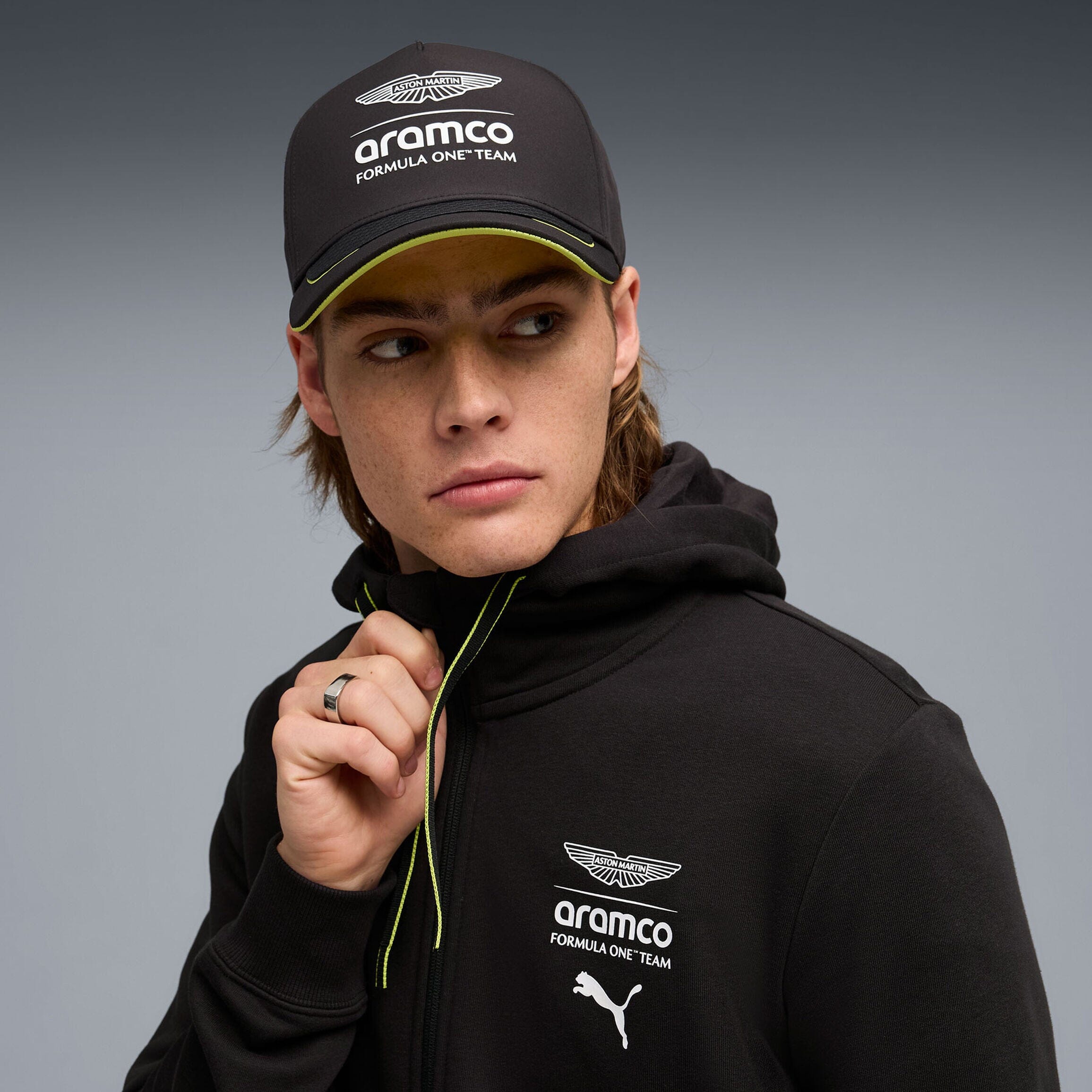 Aston Martin F1 Fanwear Baseball Hat - Green Lux/Puma Black – CMC