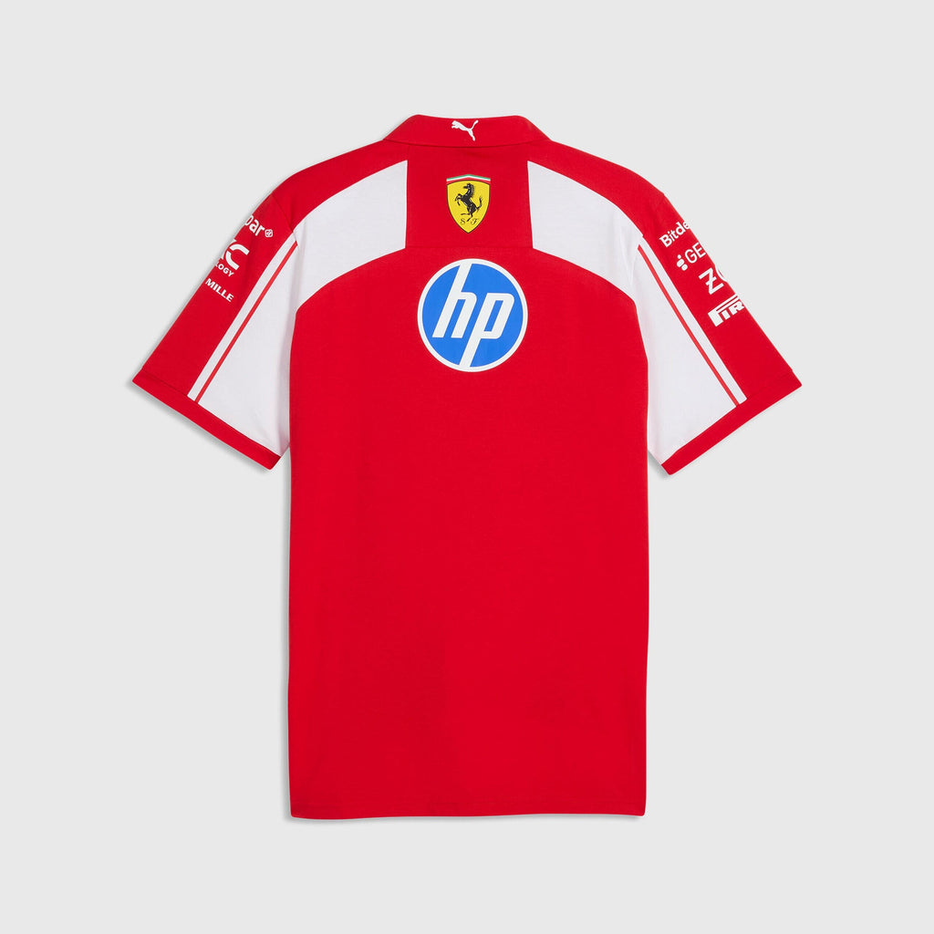 Scuderia Ferrari F1 2026 Team Polo Shirt - Puma Red Polos Scuderia Ferrari 