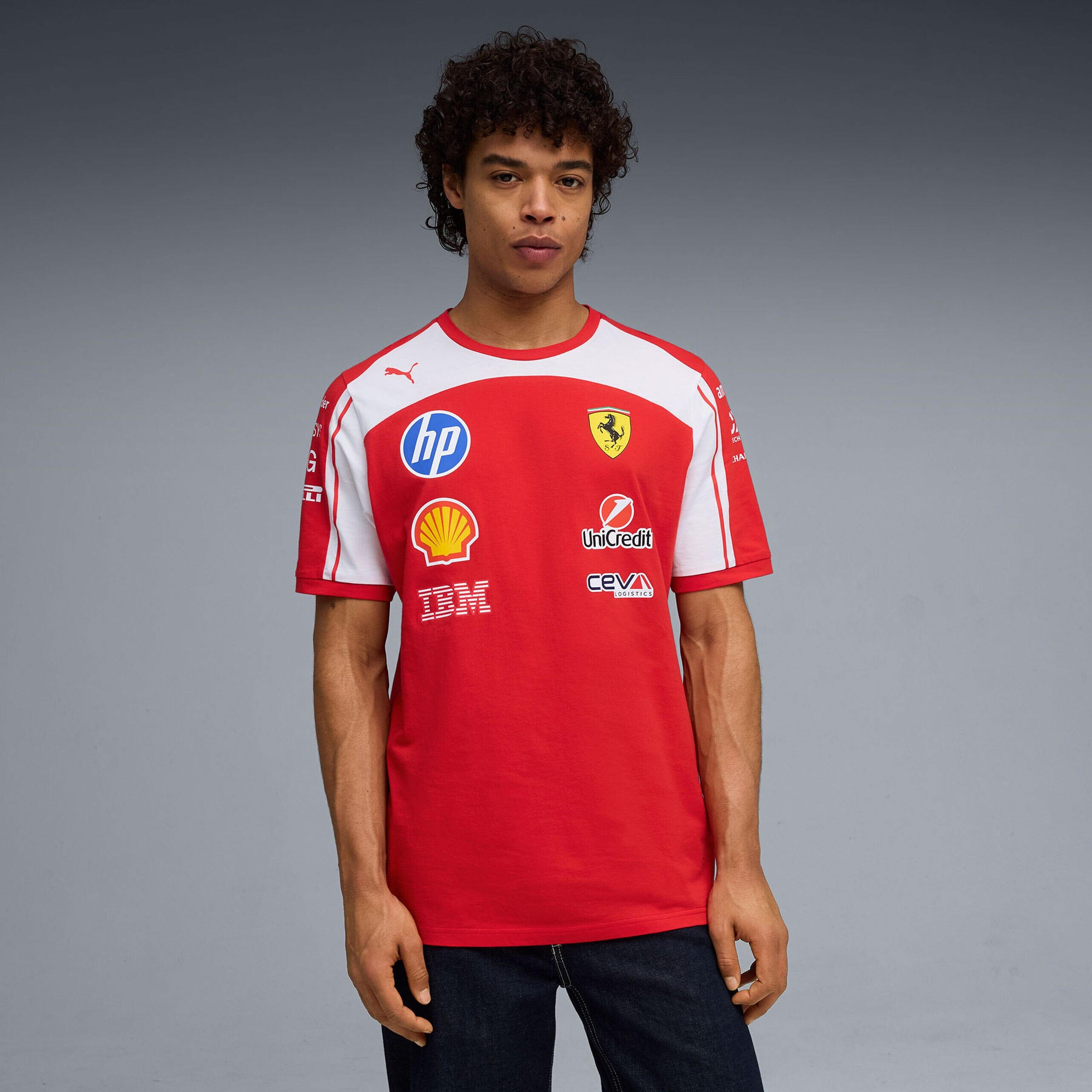 Scuderia Ferrari F1 2026 Team T-Shirt - Puma Red T-shirts Scuderia Ferrari 