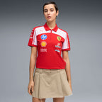 Scuderia Ferrari F1 2026 Women's Team Polo Shirt - Puma Red Polos Scuderia Ferrari 
