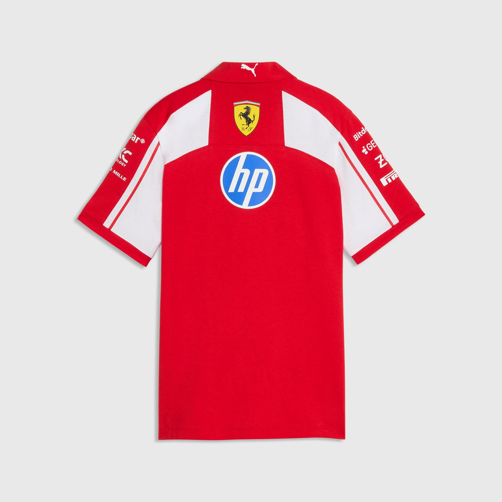 Scuderia Ferrari F1 2026 Women's Team Polo Shirt - Puma Red Polos Scuderia Ferrari 