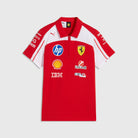 Scuderia Ferrari F1 2026 Kids Team Polo Shirt - Youth Puma Red Polos Scuderia Ferrari 