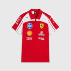 Scuderia Ferrari F1 2026 Kids Team Polo Shirt - Youth Puma Red Polos Scuderia Ferrari 