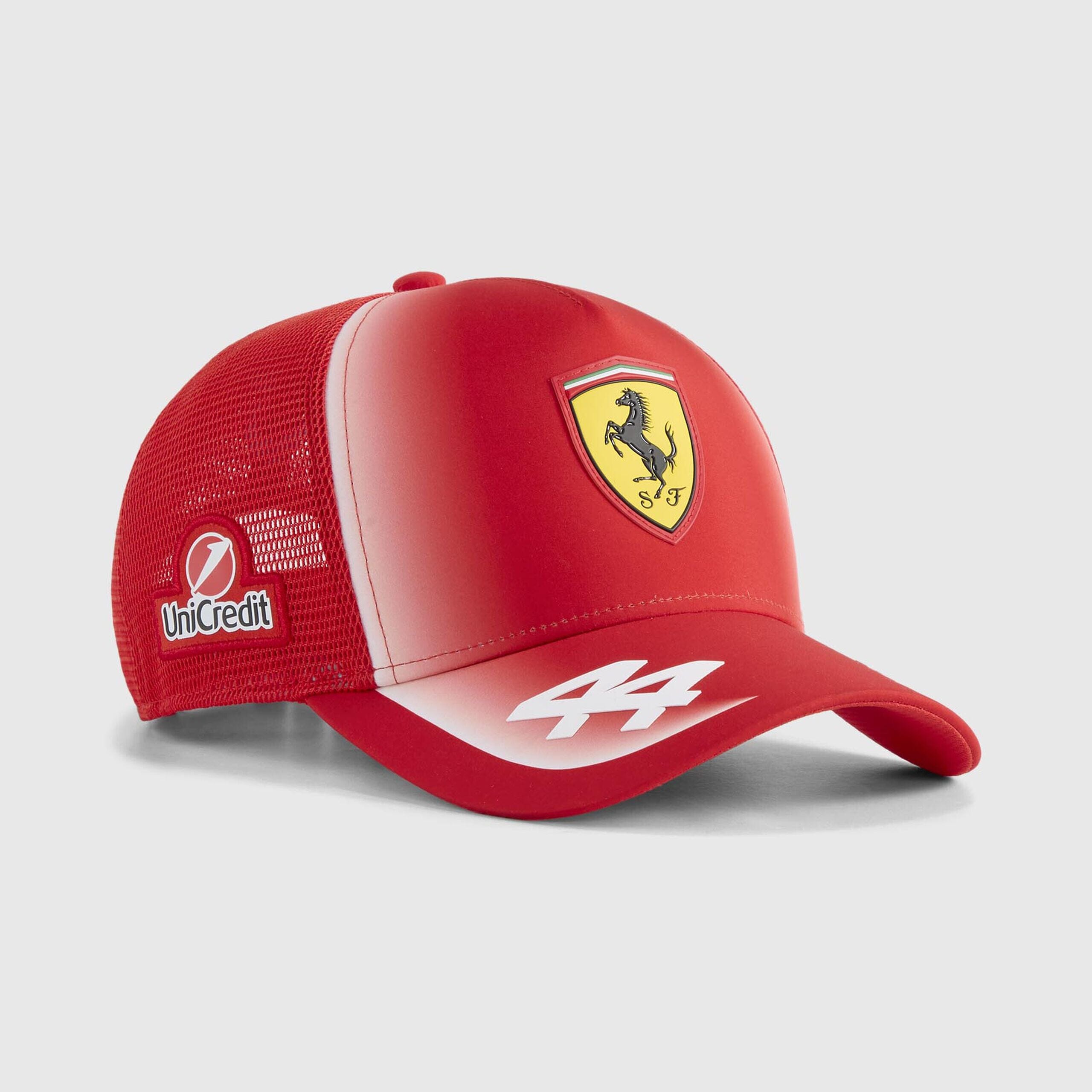 Scuderia Ferrari F1 2026 Kids Lewis Hamilton Team Trucker Hat - Youth Puma Red Hats Scuderia Ferrari 