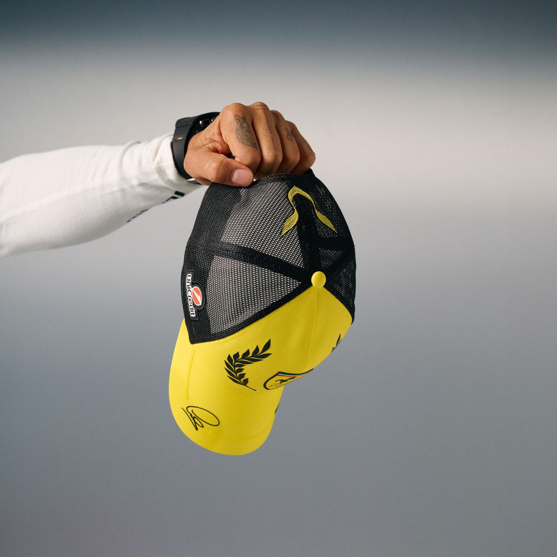 Scuderia Ferrari F1 2026 Lewis Hamilton Special Edition Silverstone GP Hat - Speed Yellow Hats Scuderia Ferrari 