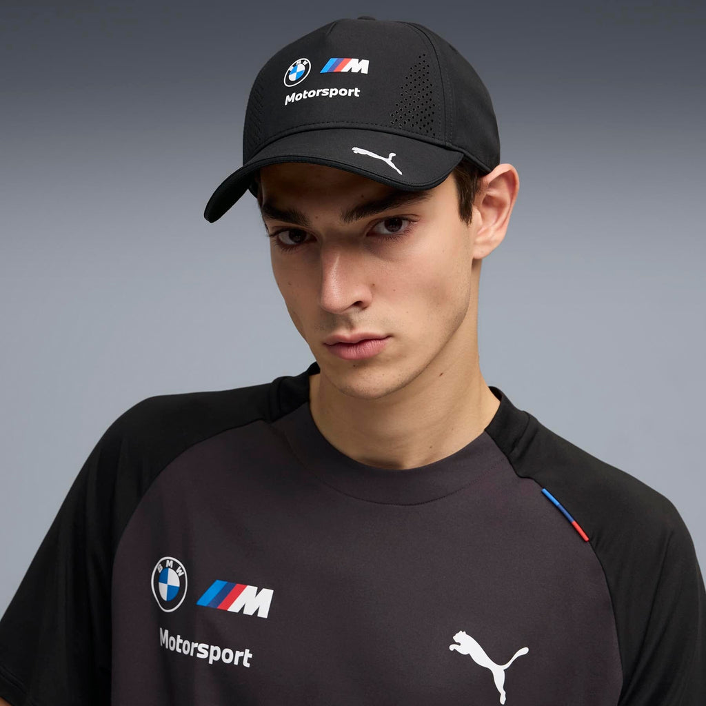 BMW Motorsports Team Baseball Hat - Puma Black/White Hats BMW Motorsports 