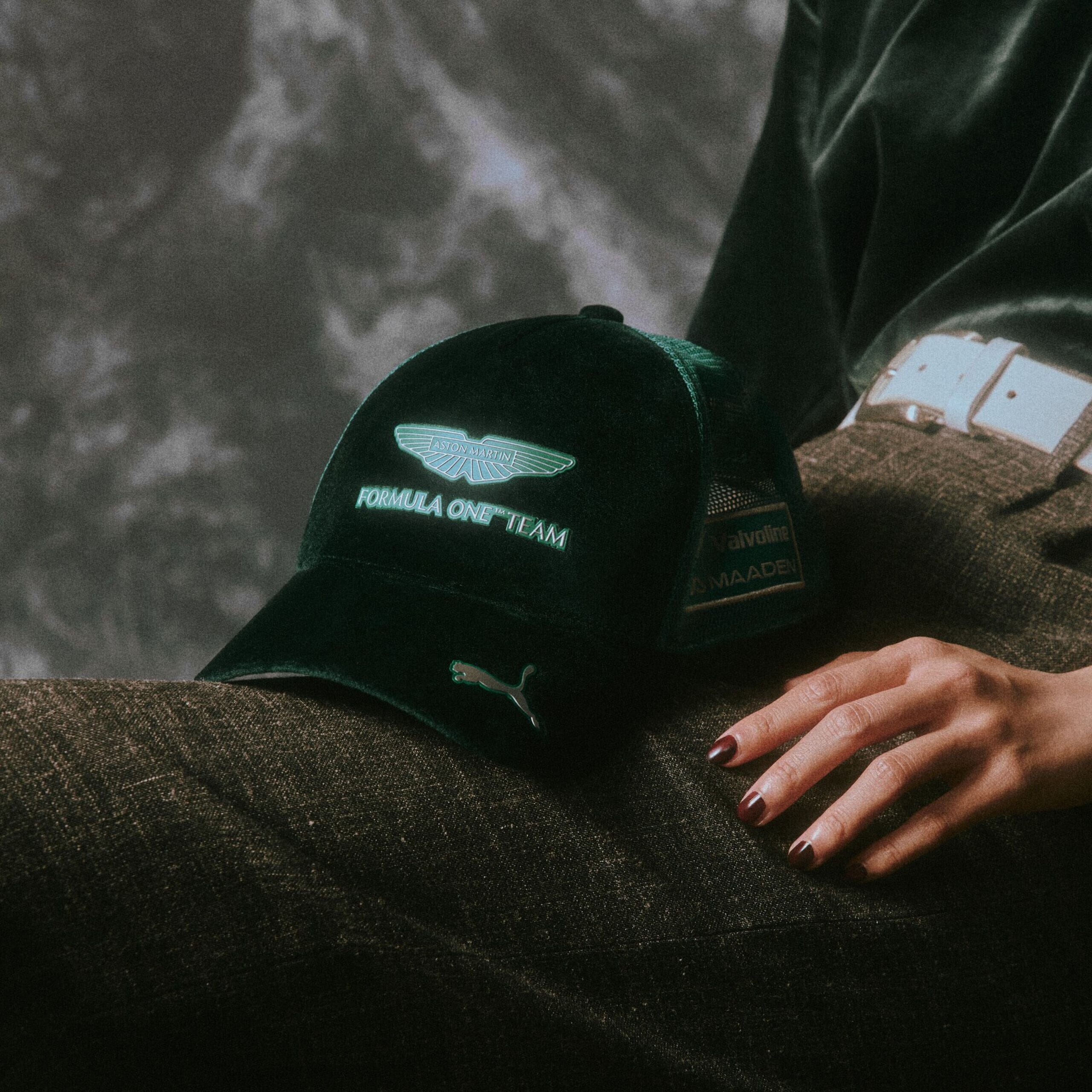 Aston Martin F1 Special Edition Silverstone GP Hat - Green Lux Hats Aston Martin F1 