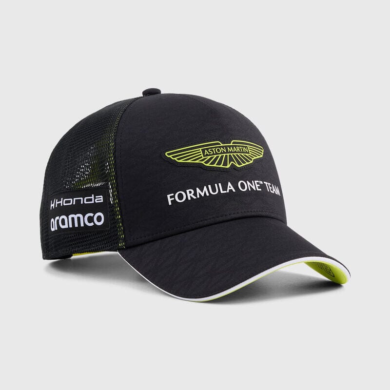 Aston Martin F1 2026 Lance Stroll Team Trucker Hat - Puma Black