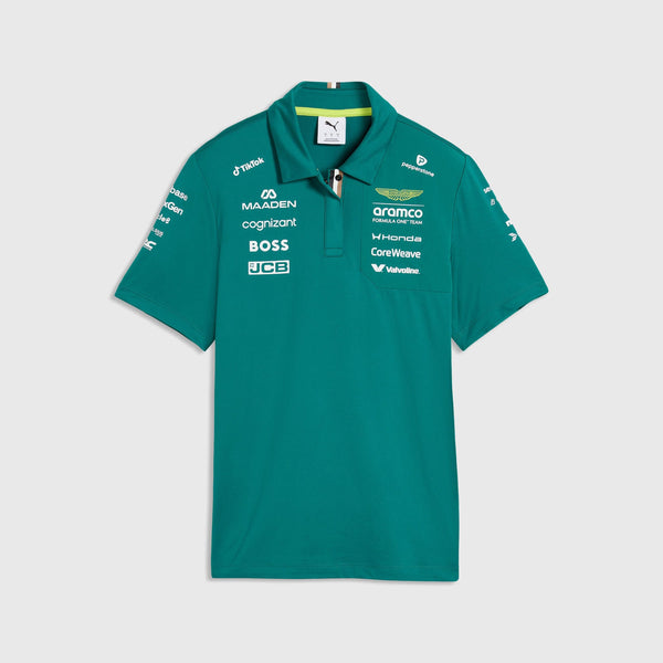 Aston Martin F1 2026 Women's Team Polo Shirt - Green Lux – CMC