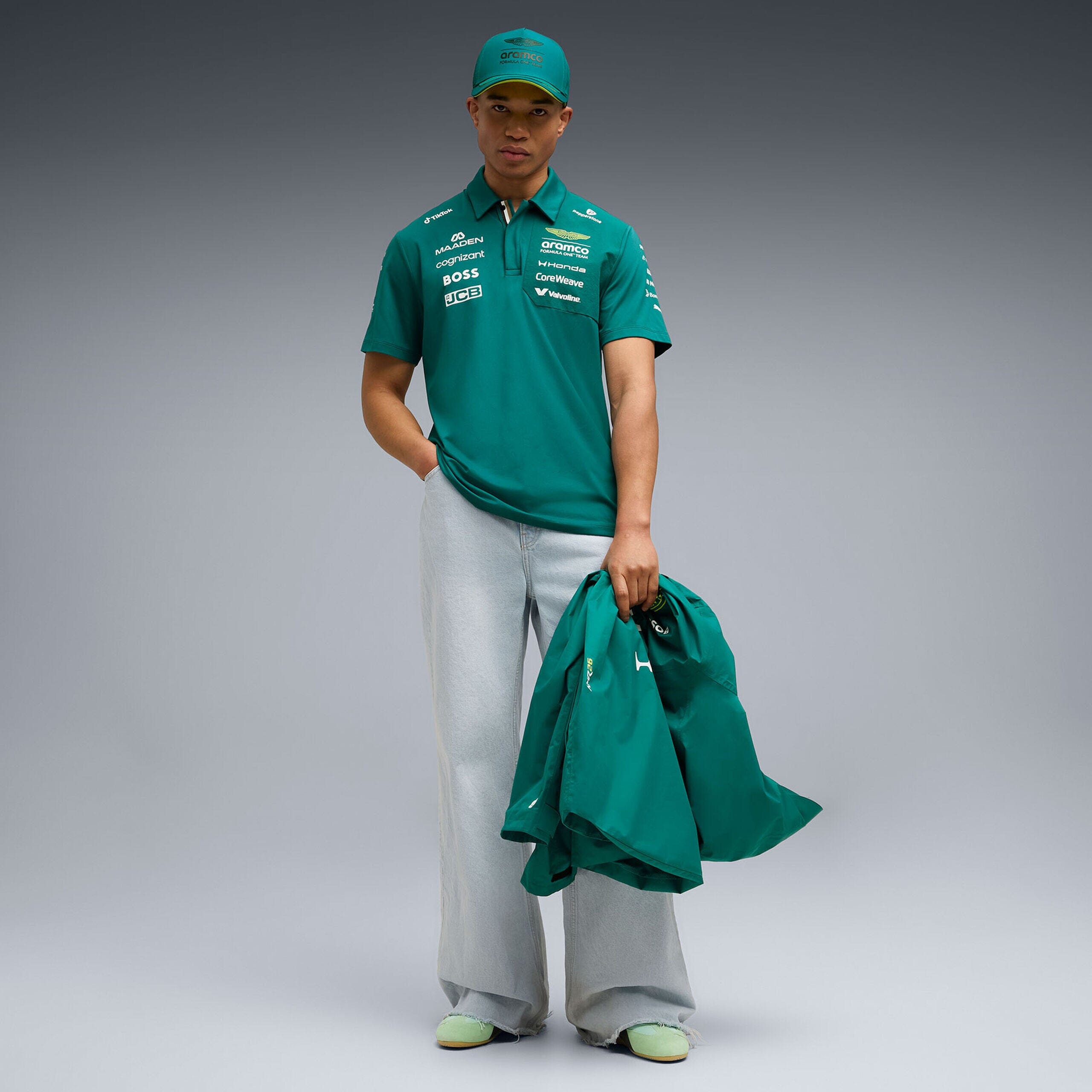 Aston Martin F1 2026 Team Polo Shirt - Green Lux – CMC Motorsports®