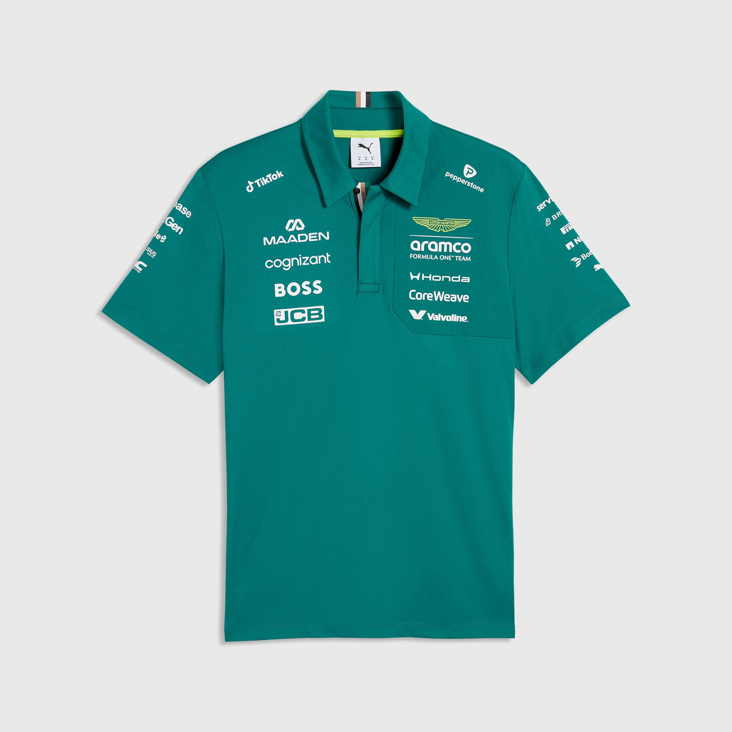 アストンマーティン・アラムコ・ホンダF1 2026 チームポロシャツ S Aston Martin F1 2026 Team Polo Shirt - Green Lux – CMC Motorsports®