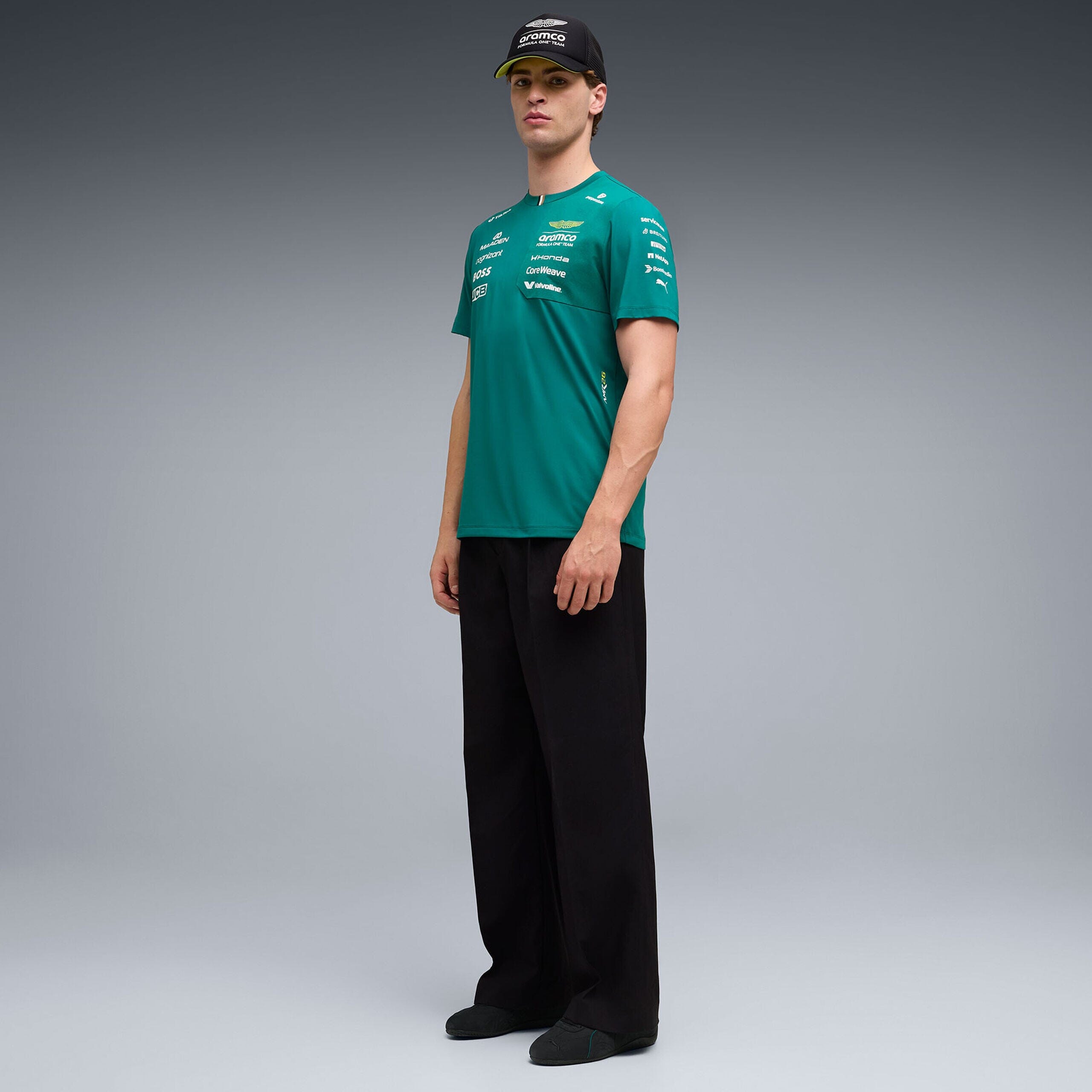 Aston Martin 2026 F1 チームTシャツ Lサイズ グッズ autosport web shop / アストンマーチン アラムコ F1 チーム Tシャツ 2026