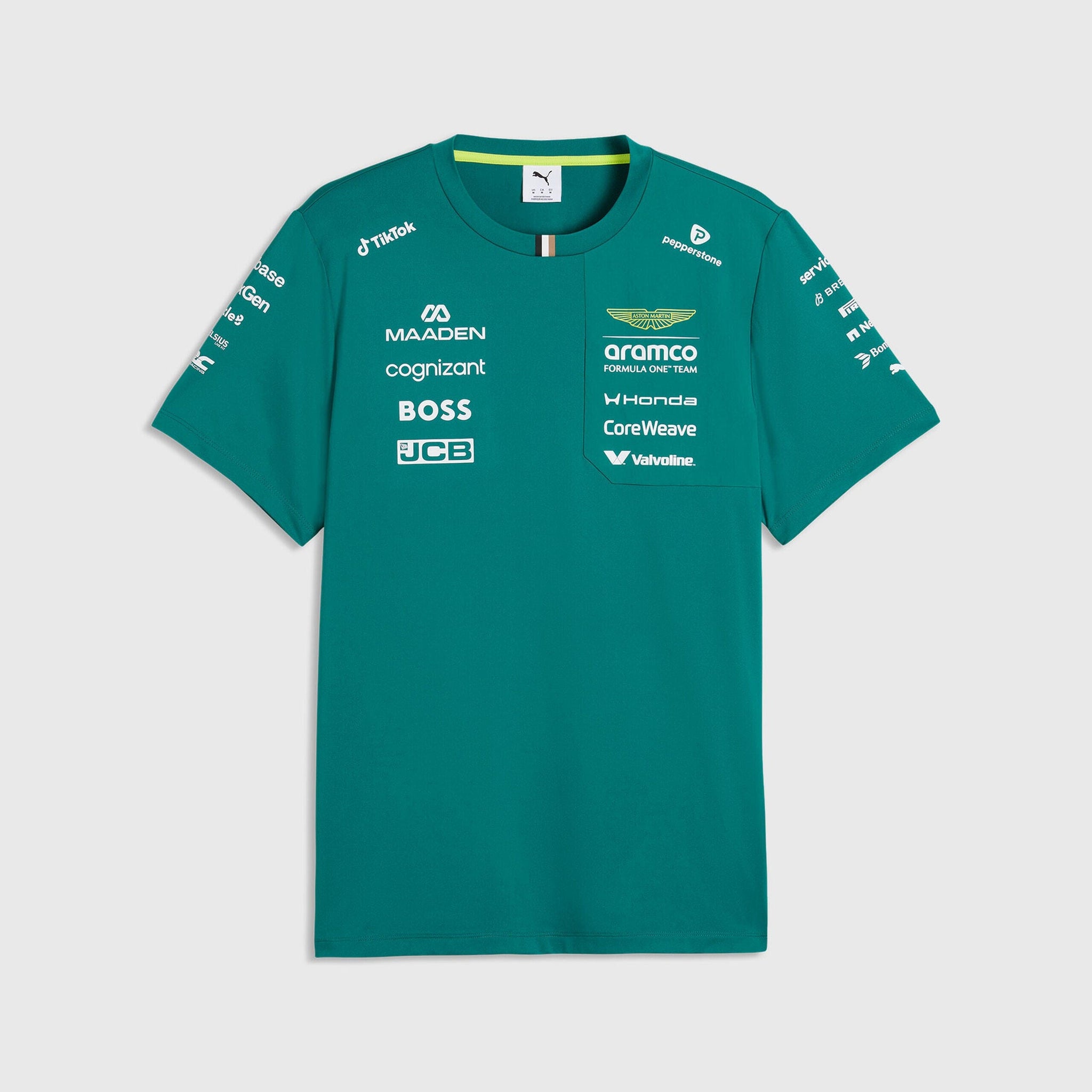新品 M アストンマーティン F1チーム 日本限定 Tシャツ 2026 Aston Martin F1 2026 Team T-Shirt - Green Lux – CMC Motorsports®