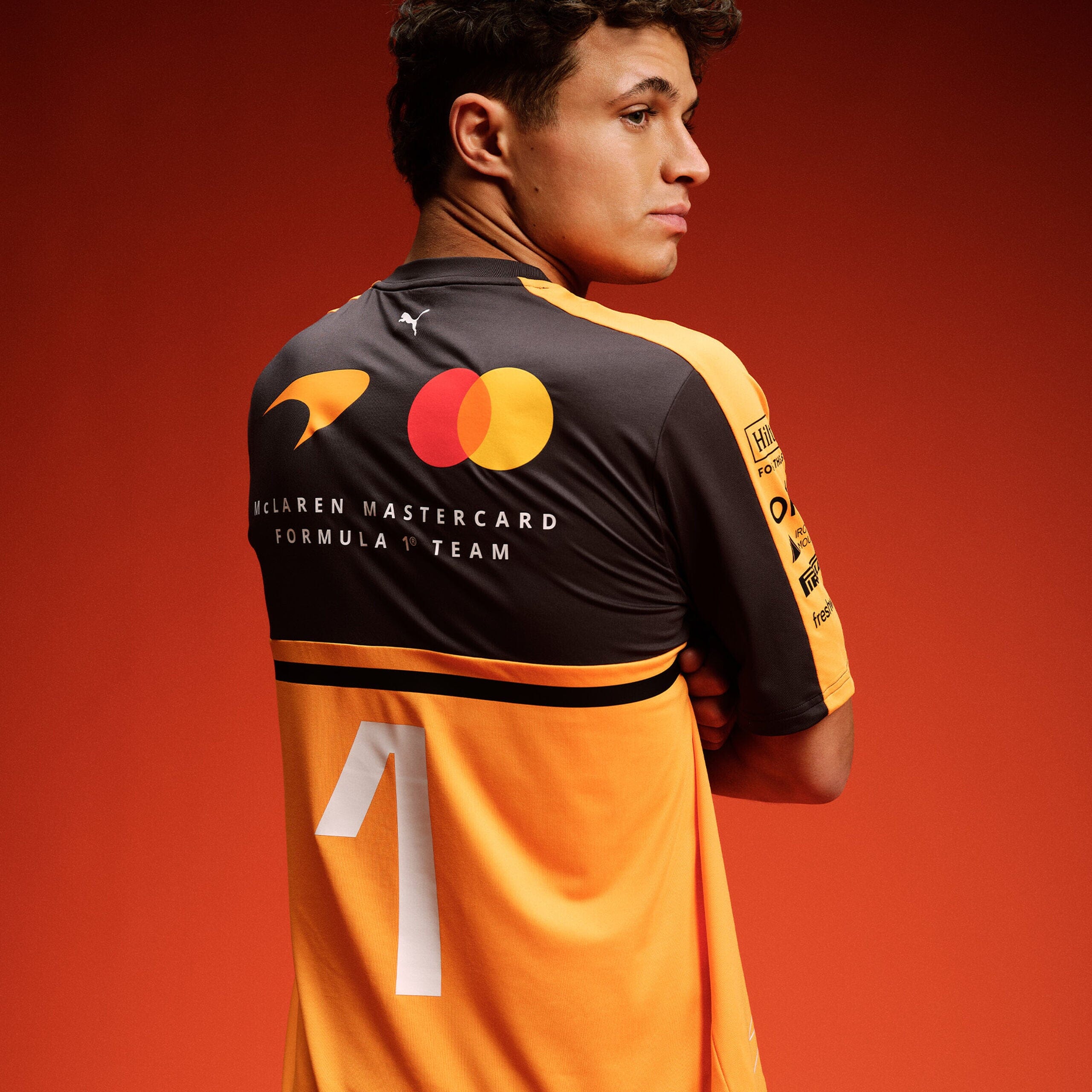 McLaren F1 2026 Lando Norris Team T-Shirt - Papaya T-shirts McLaren 