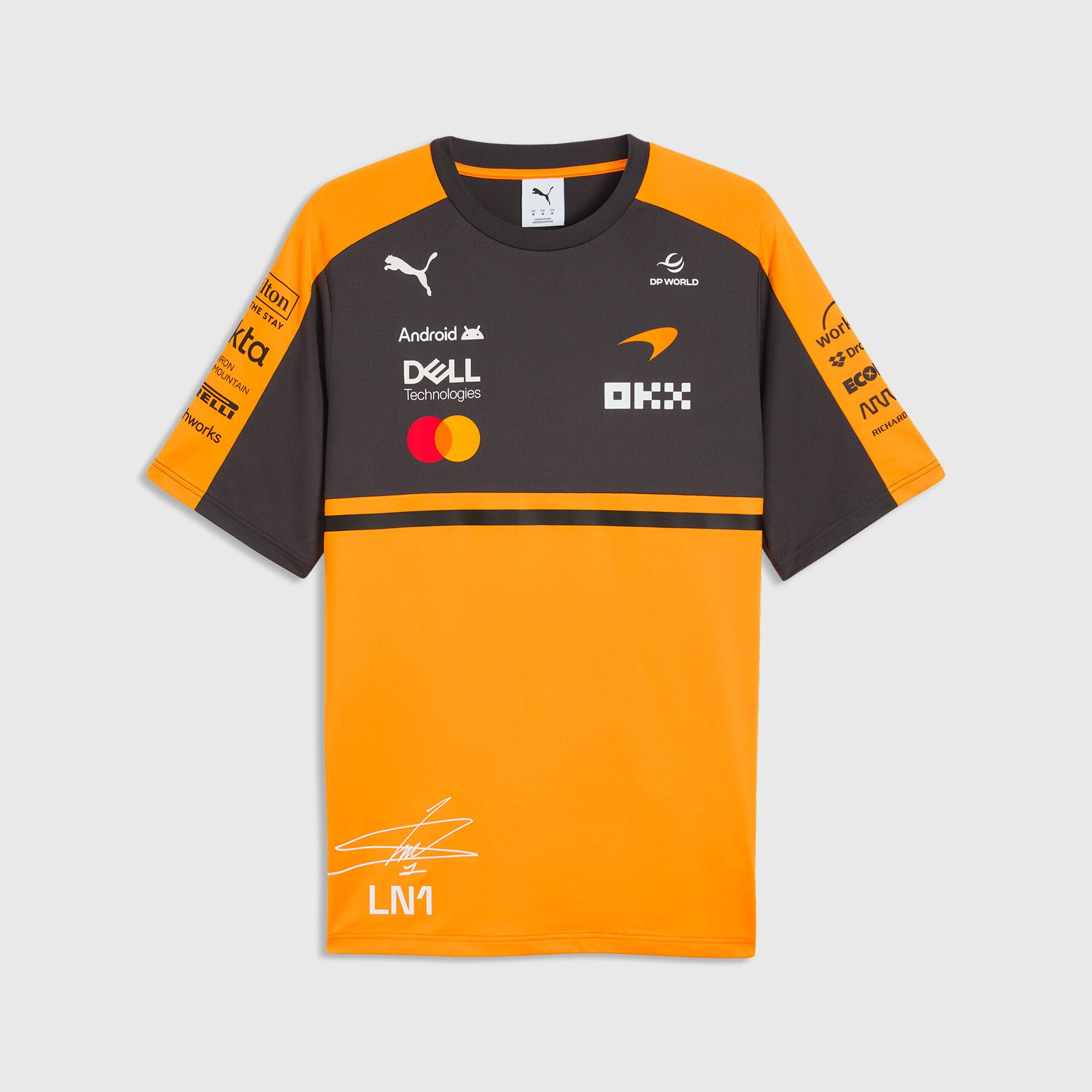 McLaren F1 2026 Lando Norris Team T-Shirt - Papaya T-shirts McLaren 