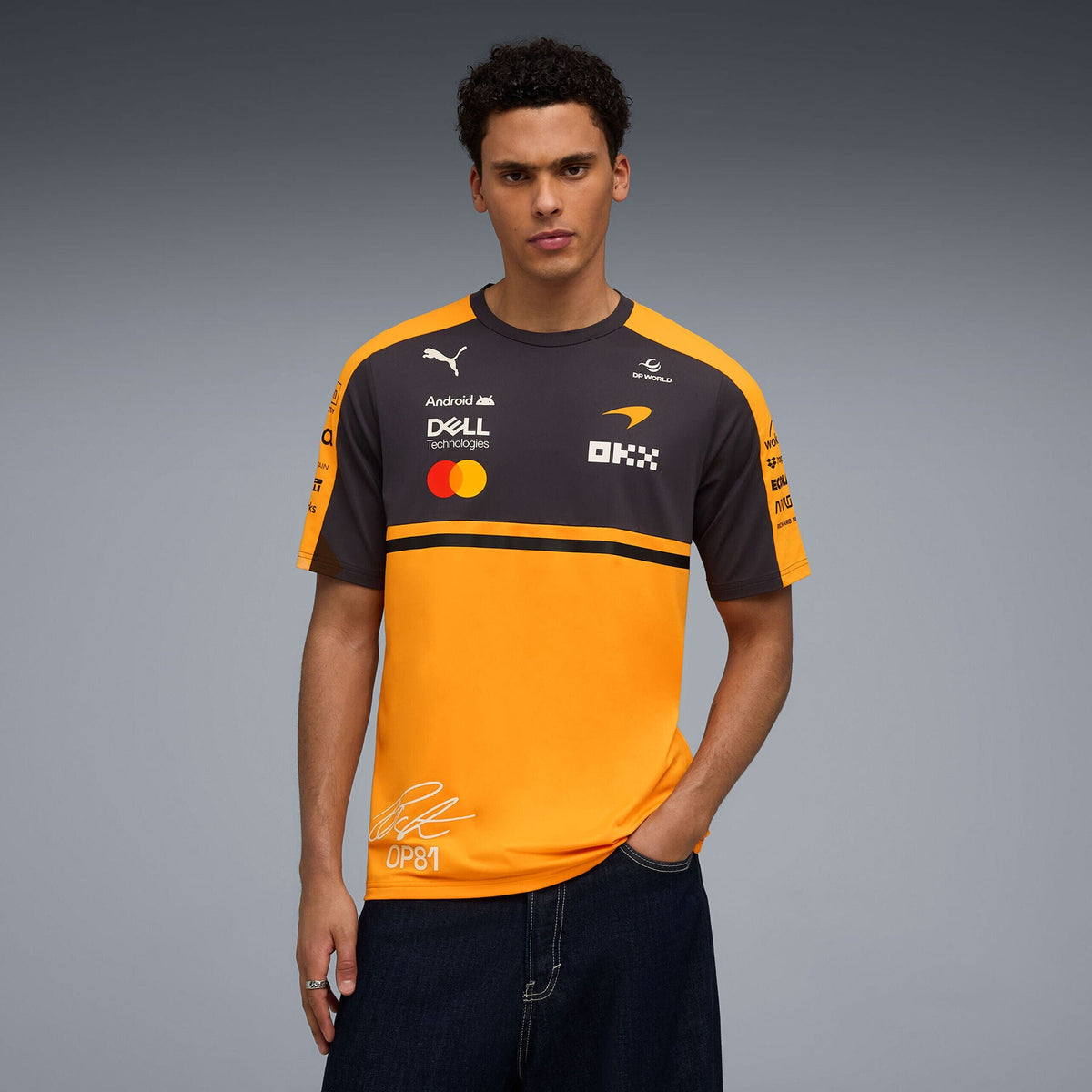 McLaren F1 2026 Oscar Piastri Team T-Shirt - Papaya T-shirts McLaren 