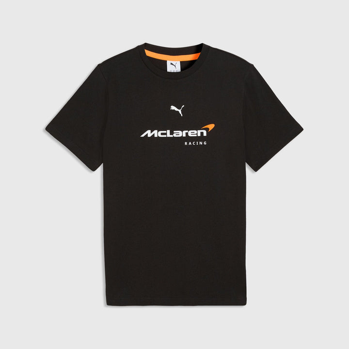 McLaren F1 Essentials Large Logo T-Shirt - Puma Black/Papaya T-shirts McLaren XS Black 