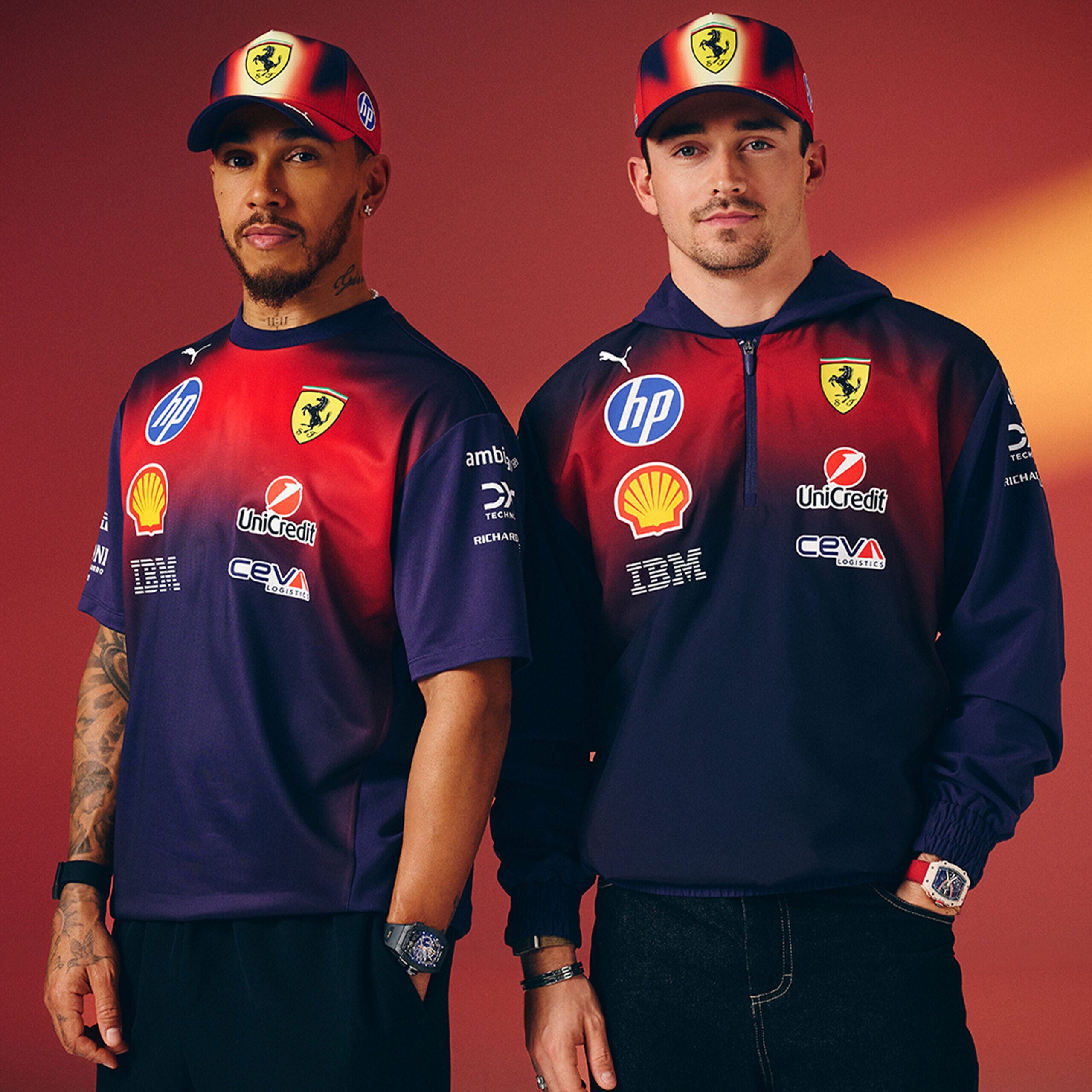 Scuderia Ferrari F1 2026 Special Edition China GP Team Hoodie - Deep Plum Hoodies Scuderia Ferrari 