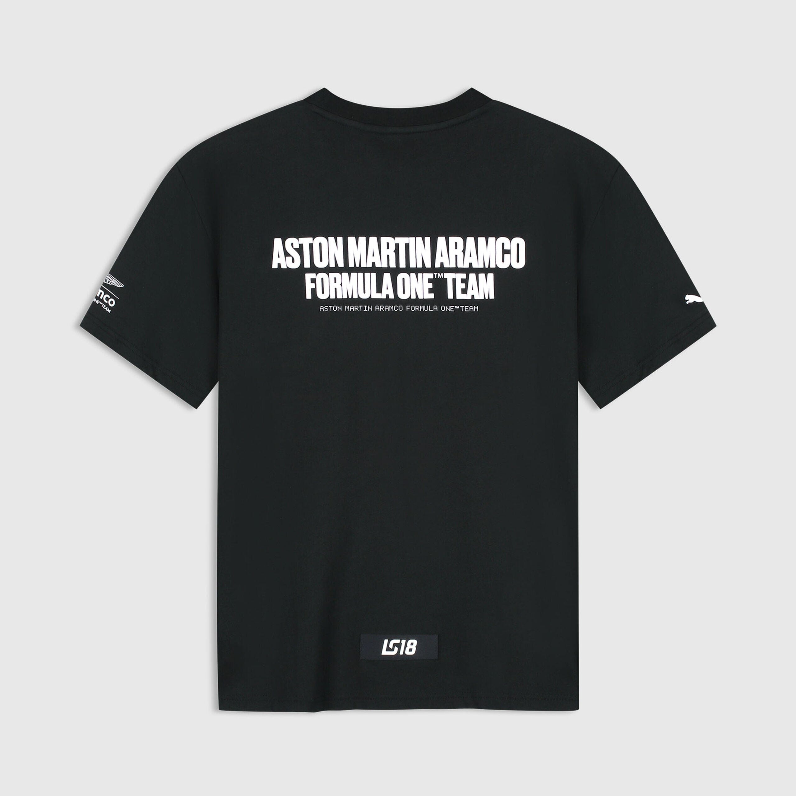 Aston Martin F1 Lance Stroll T-Shirt - True Black T-shirts Aston Martin F1 