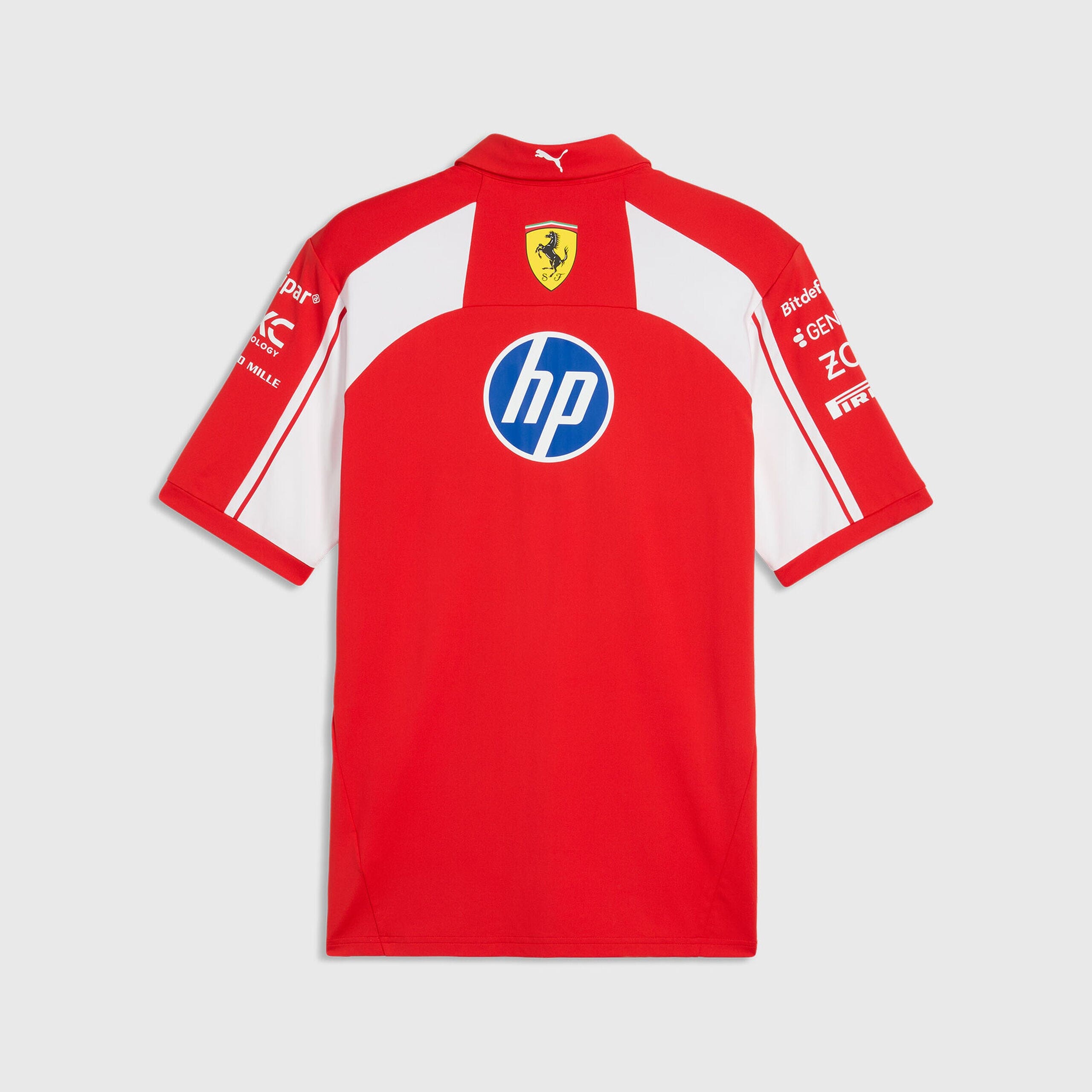 Scuderia Ferrari F1 2026 Team Authentic Polo Shirt - Puma Red Polos Scuderia Ferrari 
