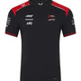 Haas Racing F1 2026 Men's Team Set Up T-Shirt - Black T-shirts Haas F1 Racing Team 