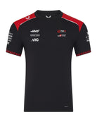 Haas Racing F1 2026 Men's Team Set Up T-Shirt - Black T-shirts Haas F1 Racing Team 