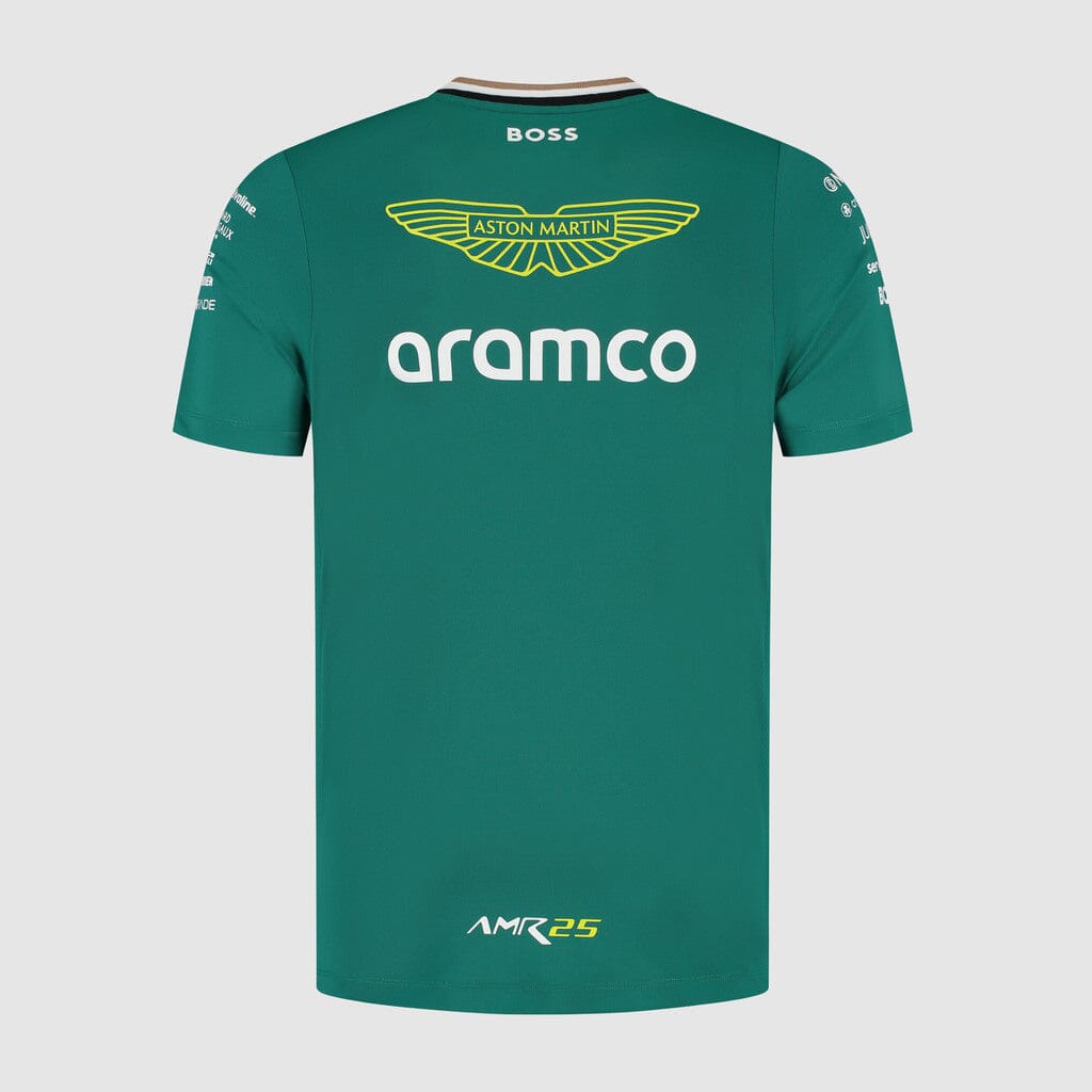 Aston Martin F1 2025 Kids Team T-Shirt - Youth Green T-shirts Aston Martin F1 