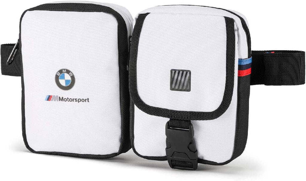 BMW Motorsport Puma Utility Waist Bag - Black Wallets BMW Motorsports White 