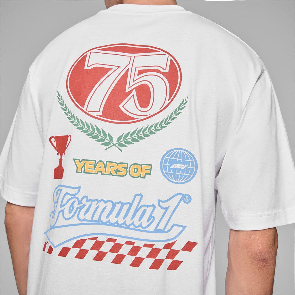 Formula 1 Tech Legacy Graphic T-Shirt - White/Black T-shirts Formula 1 