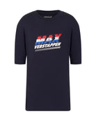 Red Bull Racing F1 Kid's Max Verstappen Front Graphic T-Shirt - Youth Navy T-shirts Red Bull Racing 
