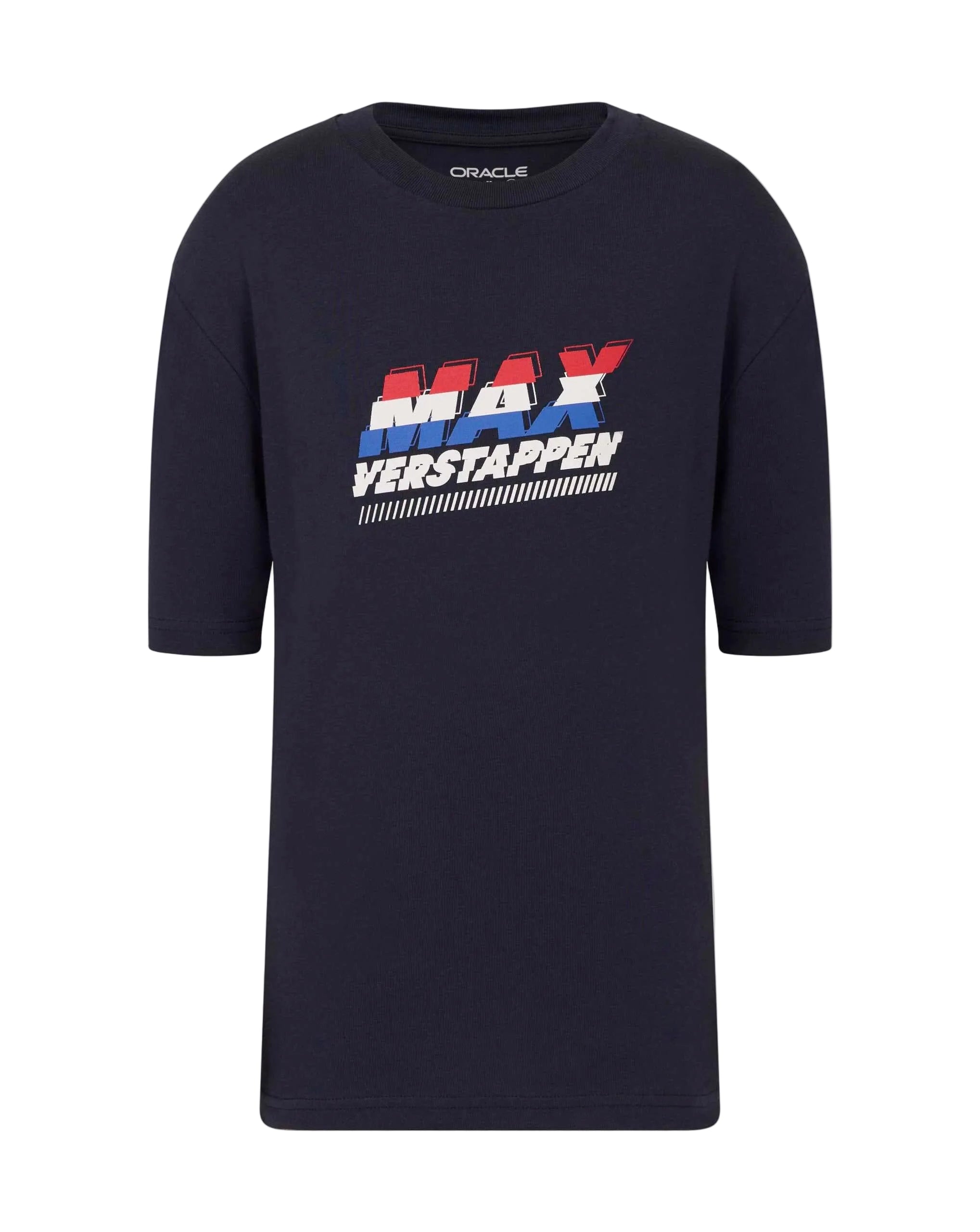 Red Bull Racing F1 Kid's Max Verstappen Front Graphic T-Shirt - Youth Navy T-shirts Red Bull Racing 