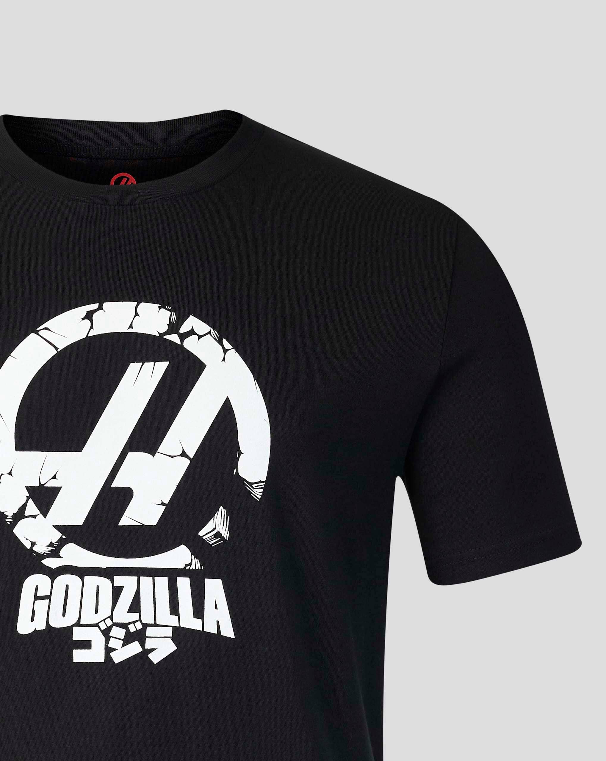 Haas Racing F1 X Godzilla Comic T-Shirt - Black T-shirts Haas F1 Racing Team 