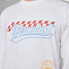 Formula 1 Tech Legacy Graphic Long Sleeve T-Shirt - White T-shirts Formula 1 