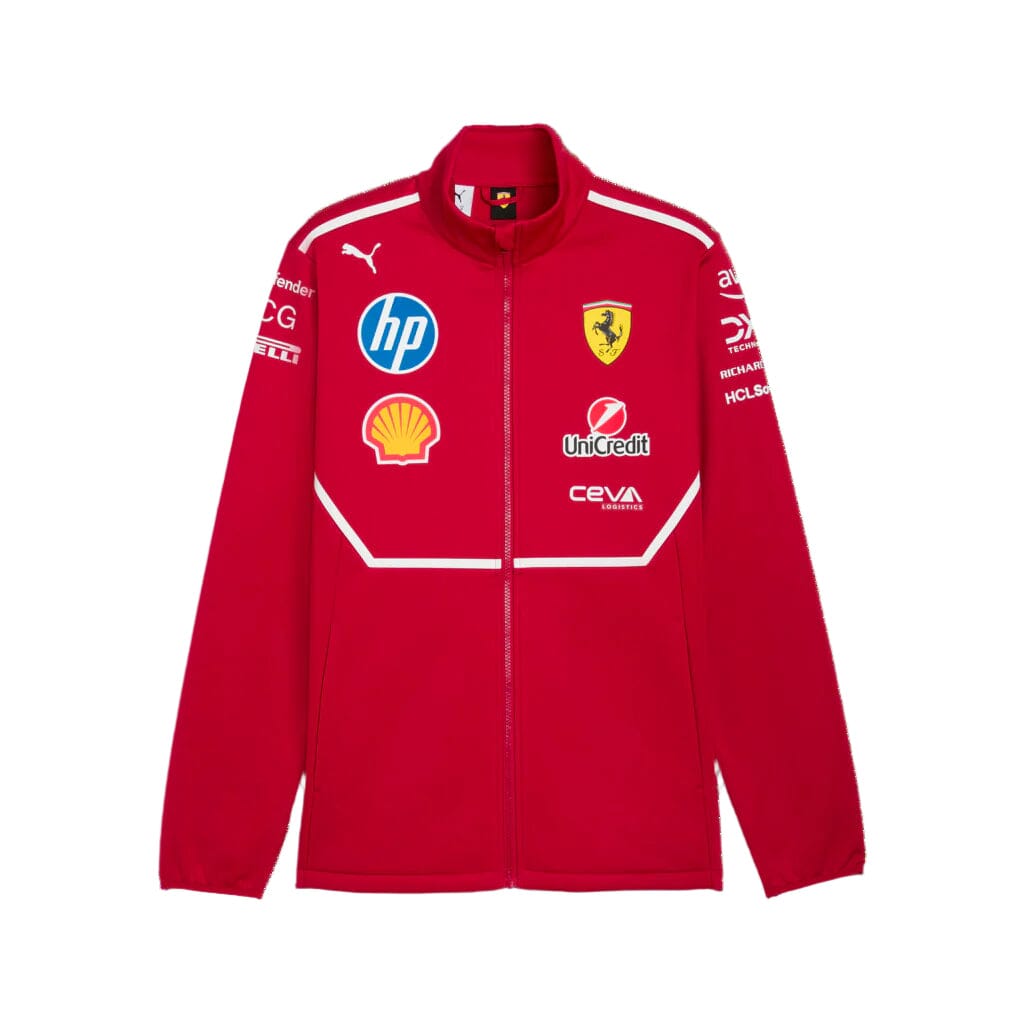Scuderia Ferrari F1 2025 Team Softshell Jacket - Dark Cherry Jackets Scuderia Ferrari 