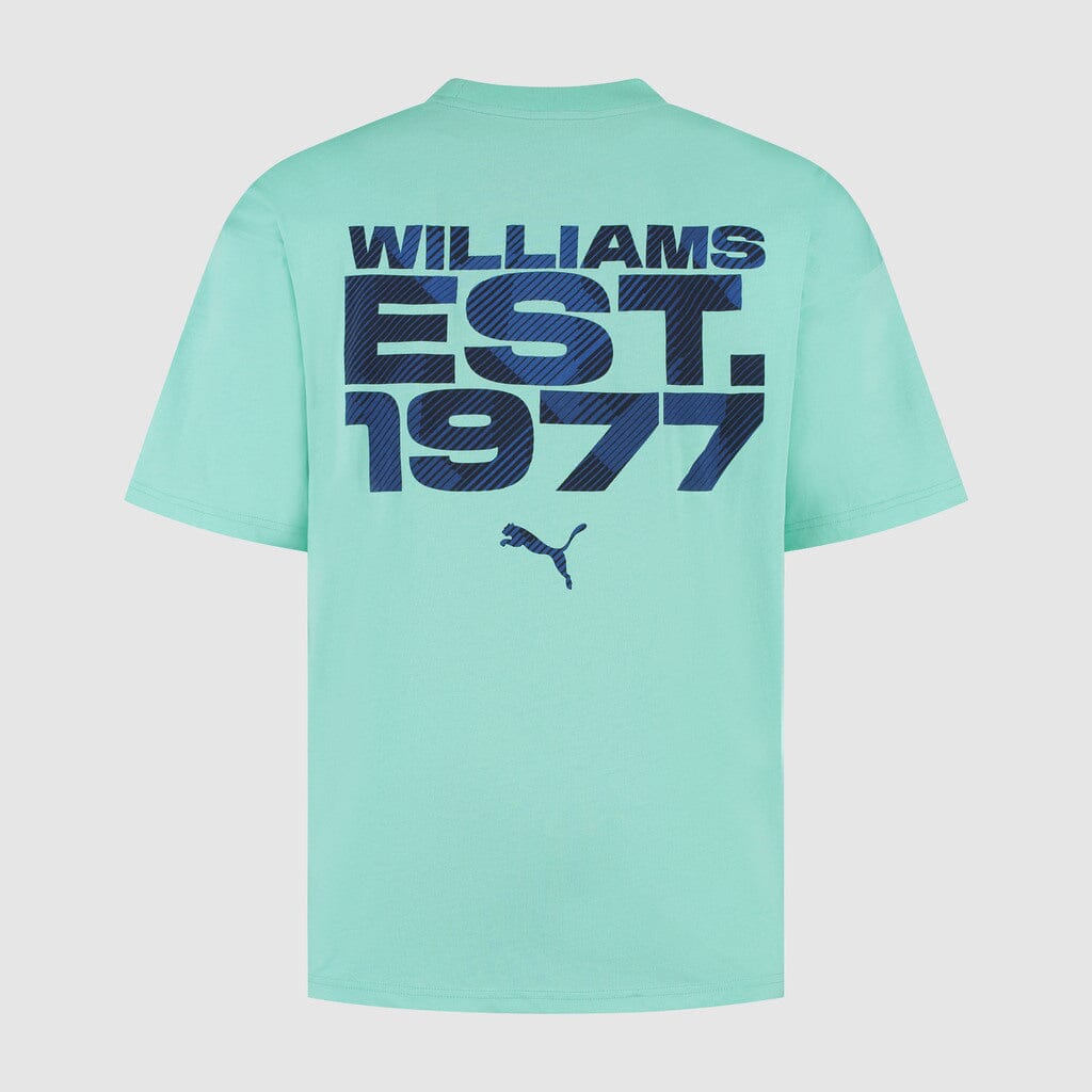 Williams Racing F1 Men's Core T-Shirt - Heather/Green T-shirts Williams Racing 