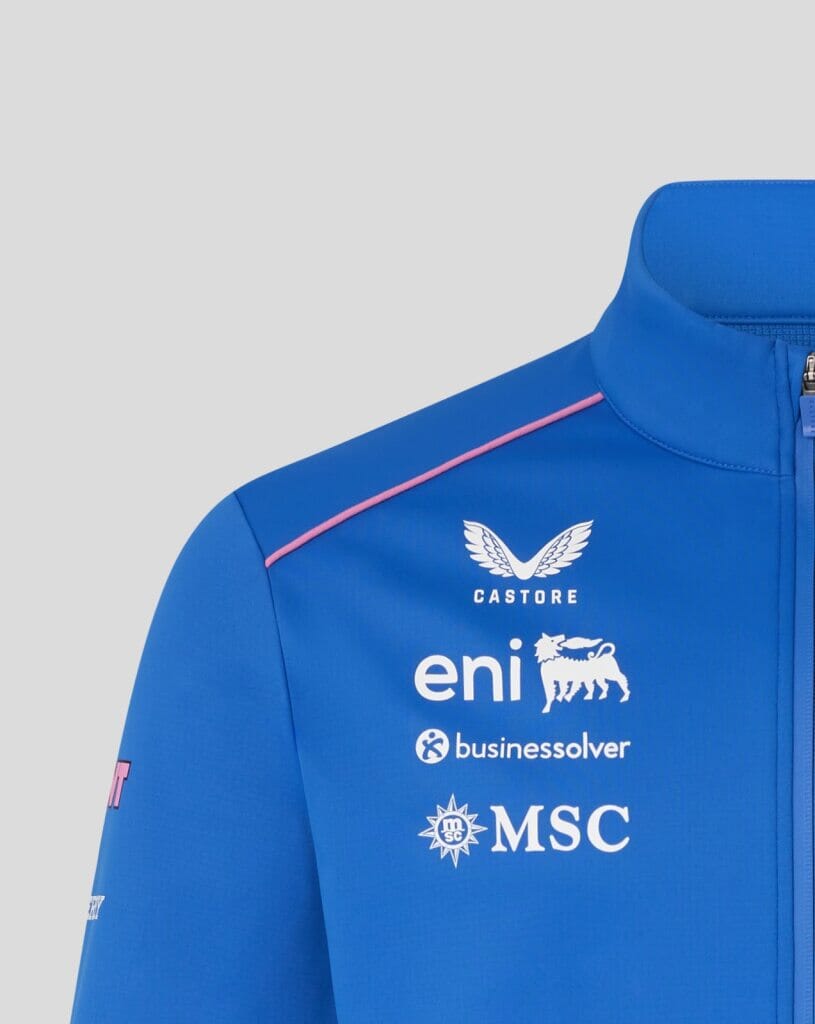 Alpine Racing F1 2026 Team Softshell Jacket - Lapis Blue Jackets Alpine 