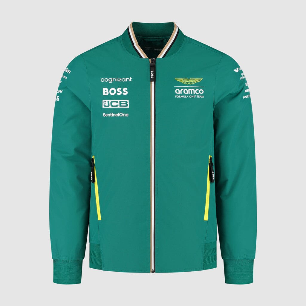 Aston Martin F1 2025 Team Bomber Jacket - Green Jackets Aston Martin F1 