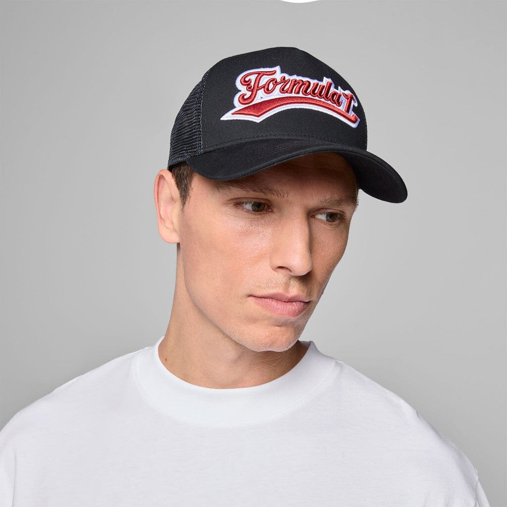 Formula 1 Tech Collection F1 Legacy Trucker Hat - Black/Blue Hats Formula 1 