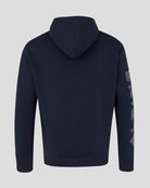 Alpine Racing F1 Sleeve Graphic Relaxed Fit Pullover Hoodie - Navy Hoodies Alpine 