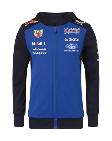 Red Bull ジャケット ネイビー Mサイズ Red Bull Racing F1 Kid's 2026 Team Full Zip Hoodie- Youth Blue