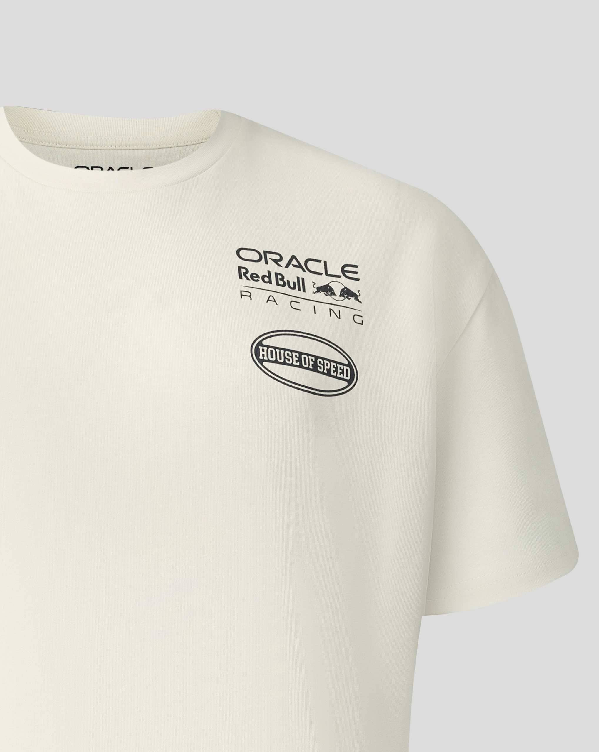 Red Bull Racing F1 Americana Varsity T-Shirt - Surf the Web/Off White T-Shirts Red Bull Racing 
