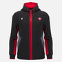 Ducati x Macron Men's Warmup Zip Up Hoodie - Black Hoodies Ducati 