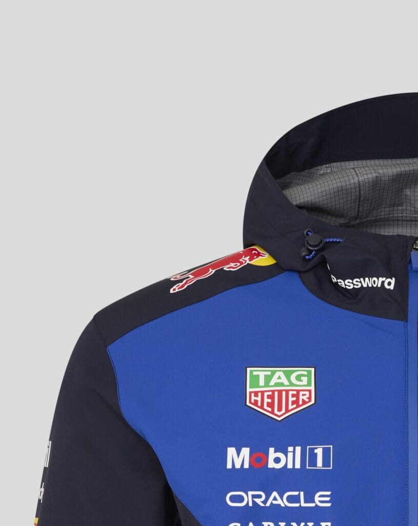 Red Bull Racing F1 2026 Team Rain Jacket - Blue/Navy Jackets Red Bull Racing 