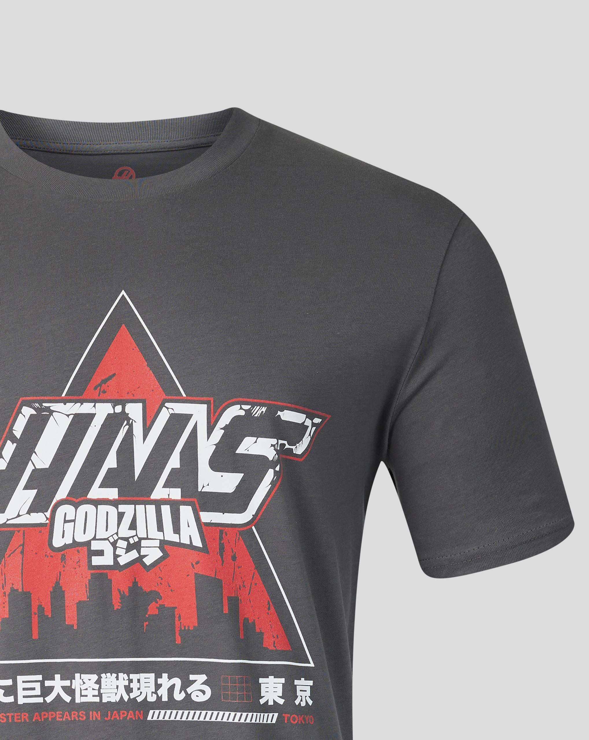 Haas Racing F1 X Godzilla Tokyo T-Shirt - Anthracite T-shirts Haas F1 Racing Team 