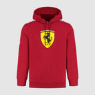 Scuderia Ferrari F1 Large Shield Hoodie -Dark Cherry/Puma Black Hoodies Scuderia Ferrari XS Red 