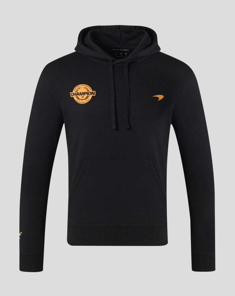 McLaren F1 Lando Norris Championship Winner Hoodie - Black Hoodies McLaren-Castore 