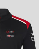Haas Racing F1 2026 Team 1/4 Zip Fitted Sweater - Black Sweaters Haas F1 Racing Team 