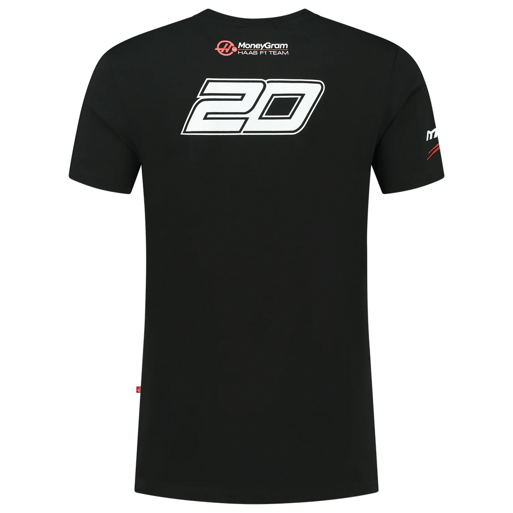 Haas Racing F1 Kevin Magnussen T-Shirt - Black T-shirts Haas F1 Racing Team 