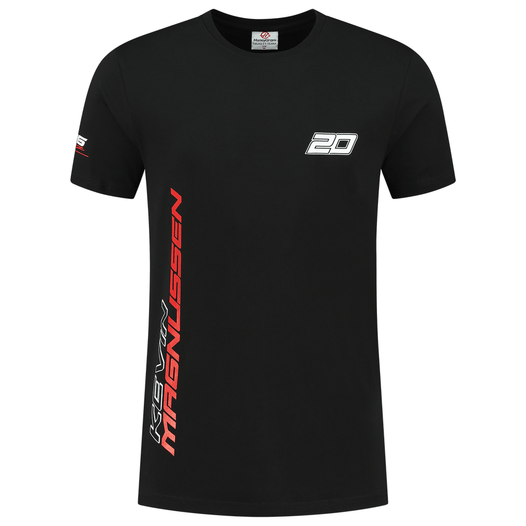 Haas Racing F1 Kevin Magnussen T-Shirt - Black T-shirts Haas F1 Racing Team 