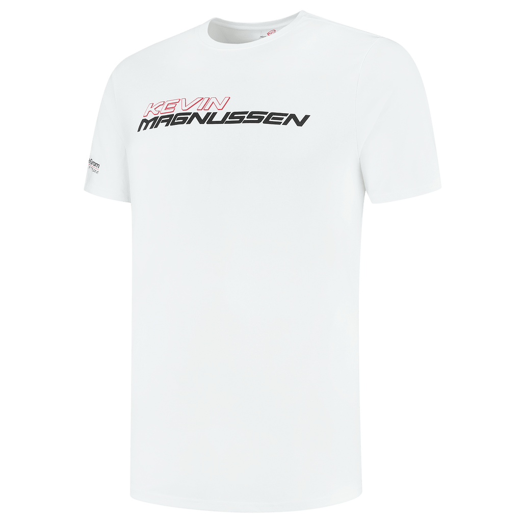 Haas Racing F1 Kevin Magnussen T-Shirt - White T-shirts Haas F1 Racing Team 